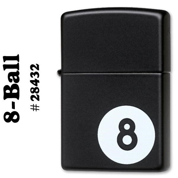 ZIPPO 8-BALL BLACK MATTE