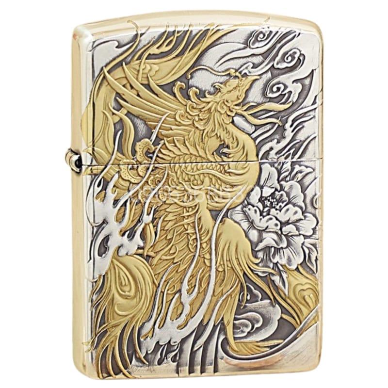 zippo-silver-plated-ghost-king-two-tone-phoenix-od21 zippo-silver-plated-ghost-king-two-tone-phoenix-od21