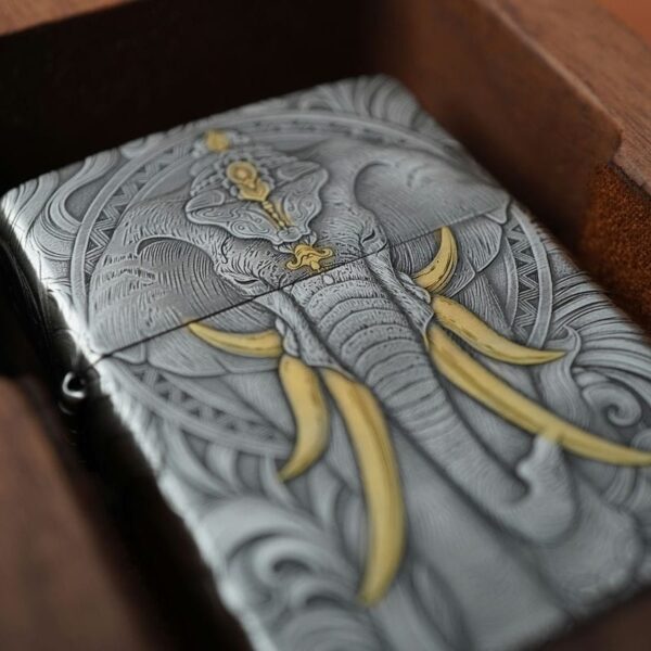 zippo-silver-plated-two-tone-six-tusk-elephant-od23 (10) zippo-silver-plated-two-tone-six-tusk-elephant-od23 (10)