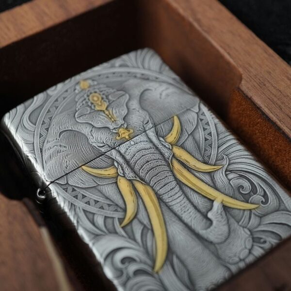 zippo-silver-plated-two-tone-six-tusk-elephant-od23 (8) zippo-silver-plated-two-tone-six-tusk-elephant-od23 (8)