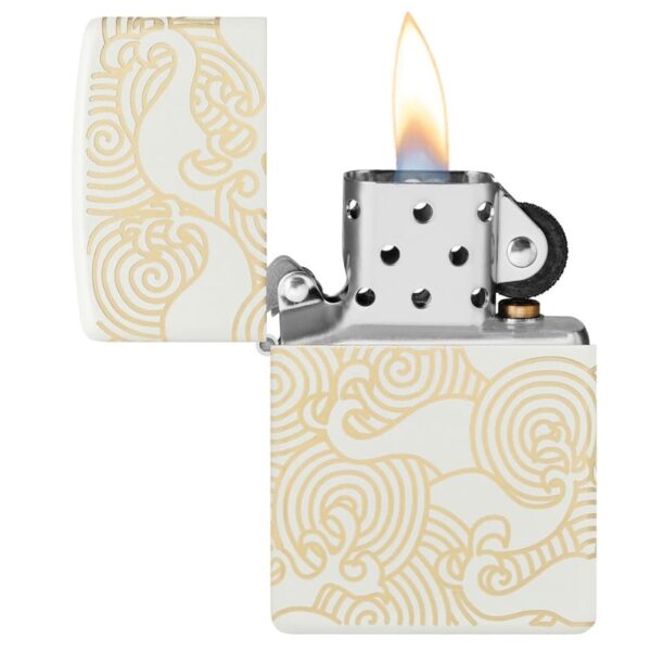 zippo-waves-design-laser-360-white-matte-48909 (4) zippo-waves-design-laser-360-white-matte-48909 (4)