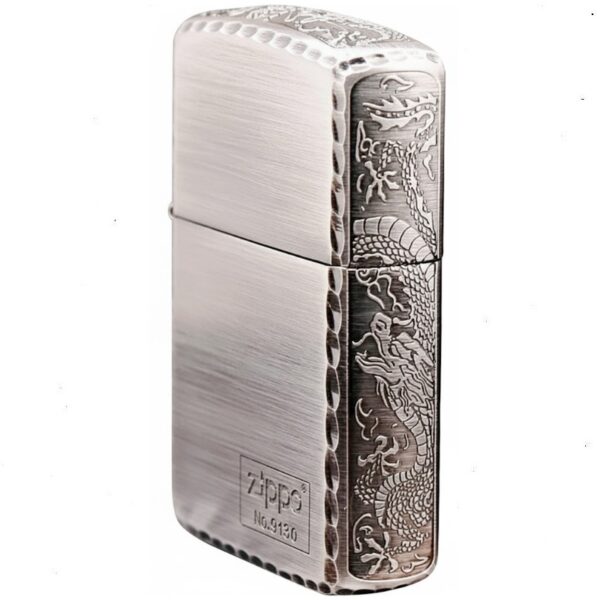 Zippo Armor Hoa Văn Viền Rồng – ZA-3-31C 2 Zippo Armor Hoa Văn Viền Rồng – ZA-3-31C 2