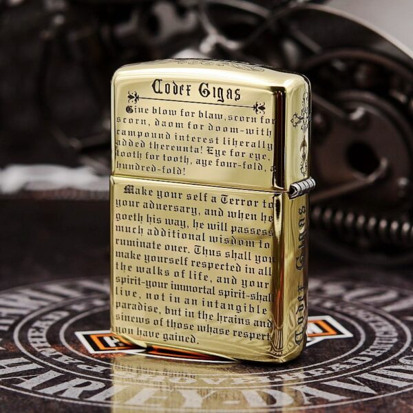 Zippo Codex Gigas Beast - BRC43 2 Zippo Codex Gigas Beast - BRC43 2