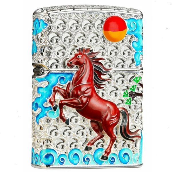 Zippo Silver Horse Success Upon Arrival - OP12 1