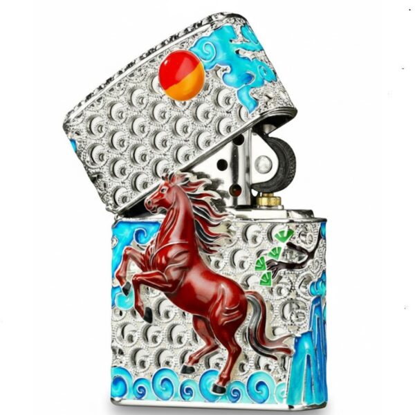 Zippo Silver Horse Success Upon Arrival - OP12 3