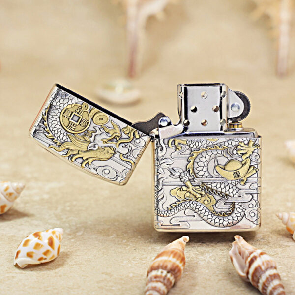 Zippo Two-Tone Dragon and Phoenix - OD54 2
