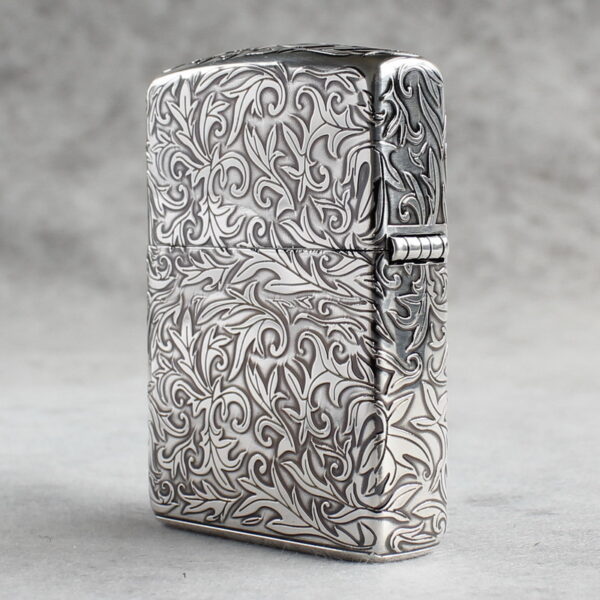 Zippo Armor Sterling Silver Arabesque Floral Patterns - STCR17 3