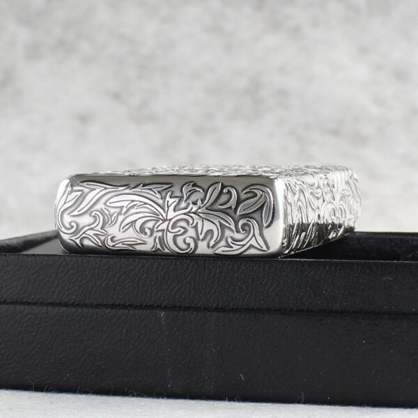 Zippo Armor Sterling Silver Arabesque Floral Patterns - STCR17 8 Zippo Armor Sterling Silver Arabesque Floral Patterns - STCR17 8