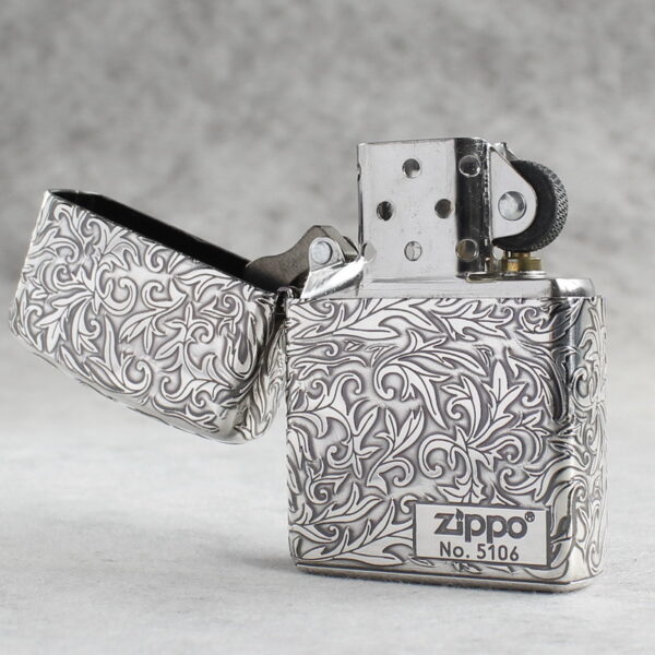 Zippo Armor Sterling Silver Arabesque Patterns - STCR16 4