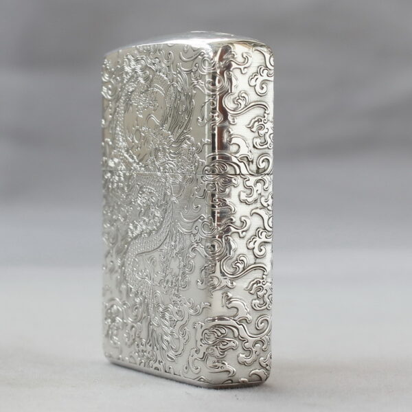 Zippo Armor Sterling Silver Dragon Design - STCR04 1