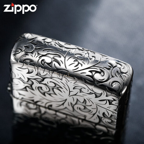 Zippo Armor Sterling Silver Floral Patterns - STCR03 11