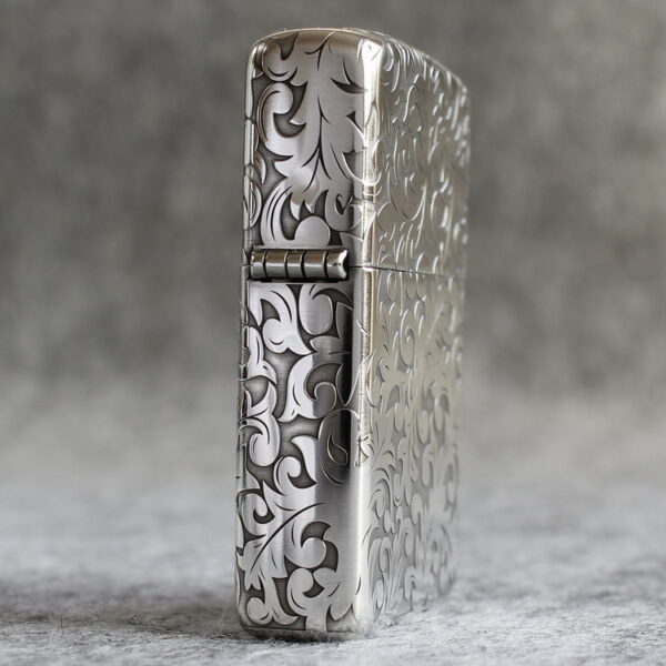 Zippo Armor Sterling Silver Floral Patterns - STCR03 2