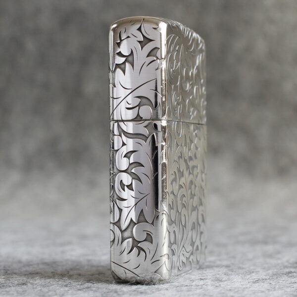 Zippo Armor Sterling Silver Floral Patterns - STCR03 3 Zippo Armor Sterling Silver Floral Patterns - STCR03 3