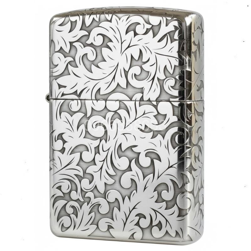 Zippo Armor Sterling Silver Floral Patterns - STCR03 4 Zippo Armor Sterling Silver Floral Patterns - STCR03 4