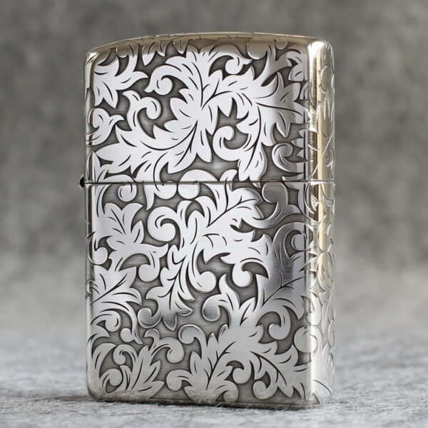 Zippo Armor Sterling Silver Floral Patterns - STCR03 Zippo Armor Sterling Silver Floral Patterns - STCR03