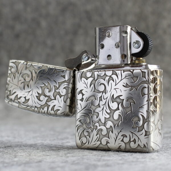 Zippo Armor Sterling Silver Floral Patterns - STCR03 8