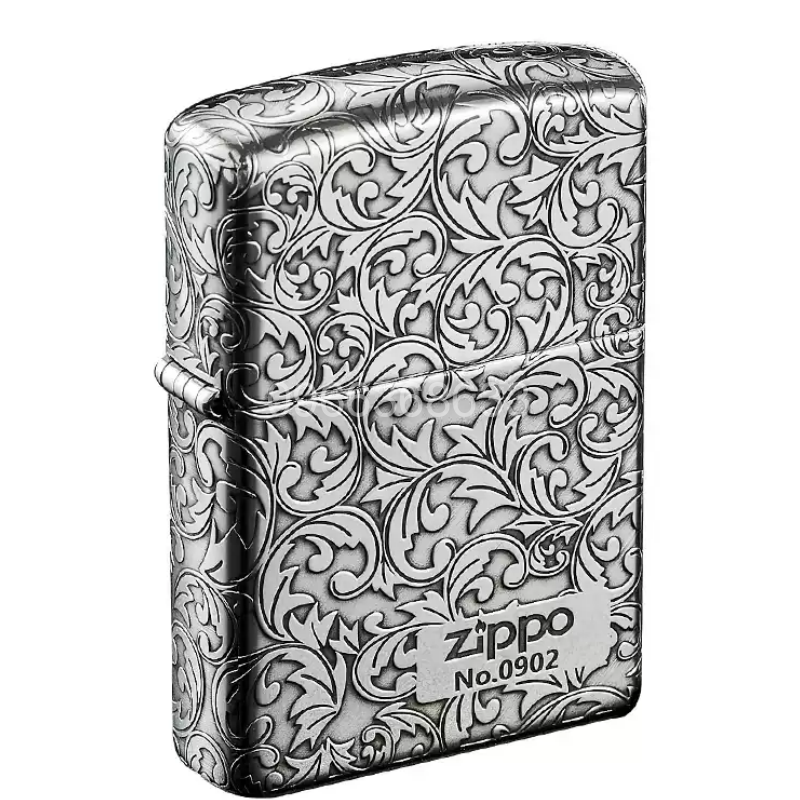 Zippo Armor Sterling Silver Floral Patterns - STCR08 Zippo Armor Sterling Silver Floral Patterns - STCR08