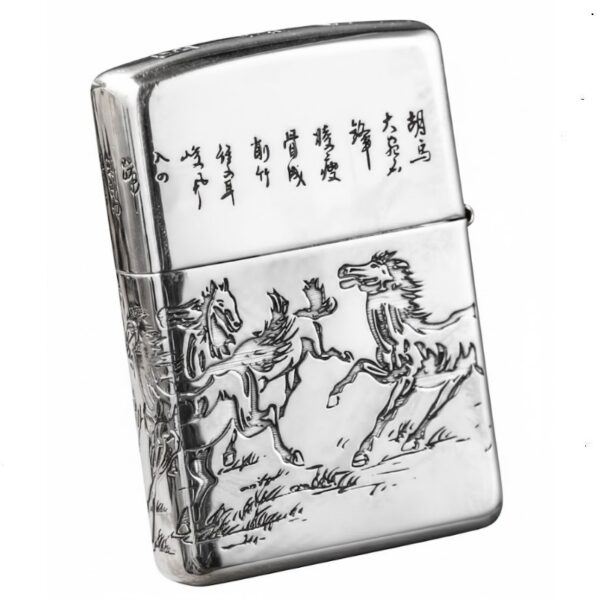 Zippo Armor Sterling Silver Horse Success Upon Arrival- STCR02 7 Zippo Armor Sterling Silver Horse Success Upon Arrival- STCR02 7