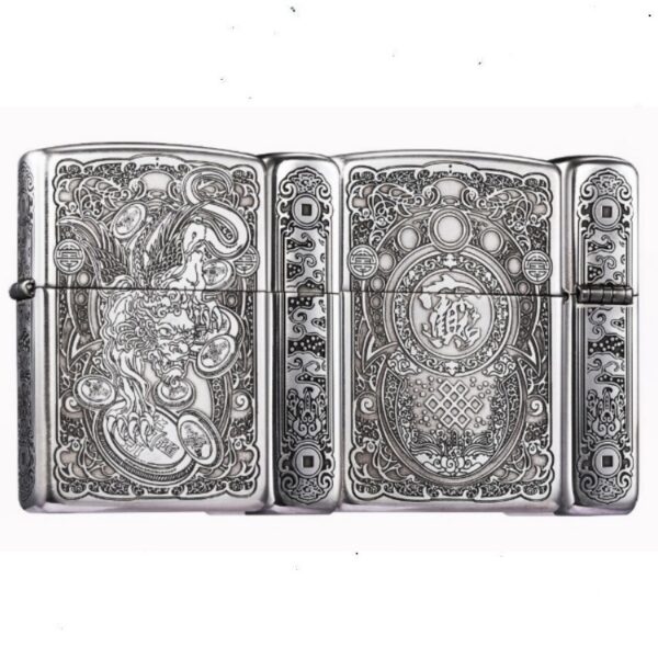 Zippo Armor Sterling Silver Lucky Pixiu - STCR07 2