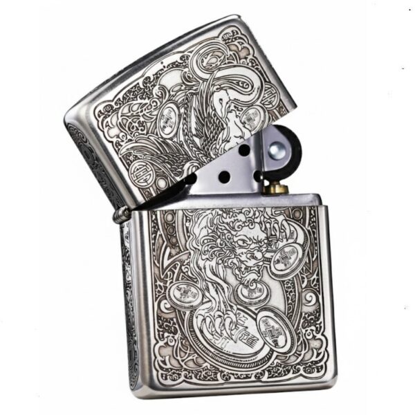 Zippo Armor Sterling Silver Lucky Pixiu - STCR07 3