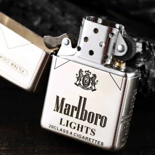 Zippo Armor Sterling Silver Marlboro Patterns - STCR10 2 Zippo Armor Sterling Silver Marlboro Patterns - STCR10 2
