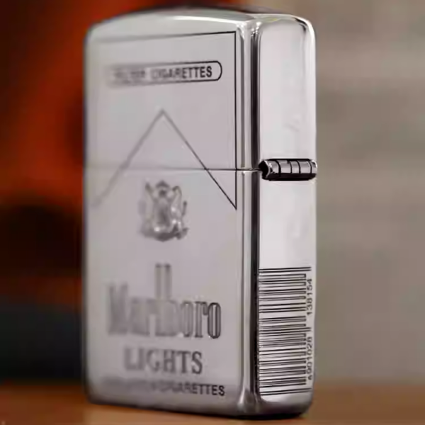Zippo Armor Sterling Silver Marlboro Patterns - STCR10 6 Zippo Armor Sterling Silver Marlboro Patterns - STCR10 6