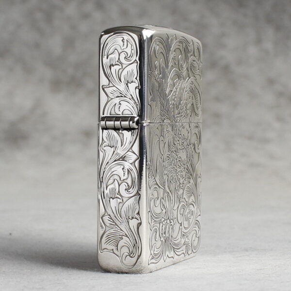 Zippo Armor Sterling Silver Pixiu Design - STCR14 3 Zippo Armor Sterling Silver Pixiu Design - STCR14 3
