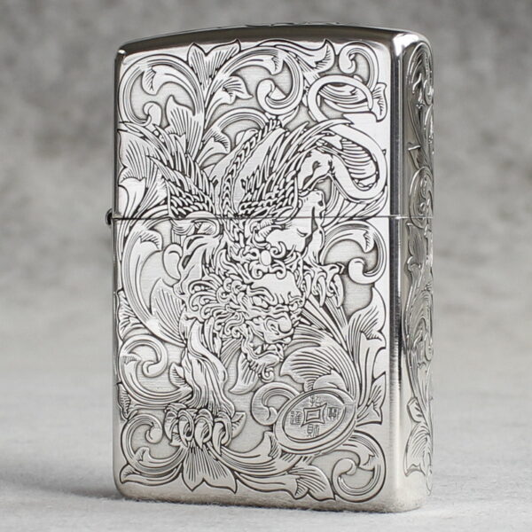 Zippo Armor Sterling Silver Pixiu Design - STCR14