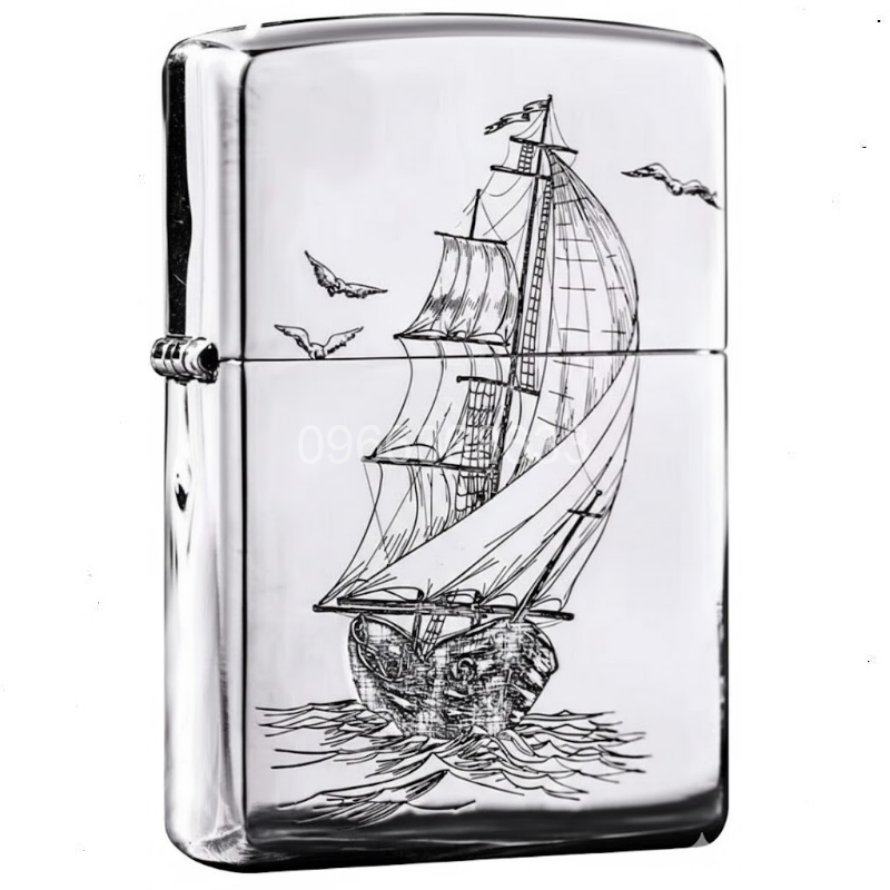 Zippo Armor Sterling Silver Plain Sailing - STCR11 5 Zippo Armor Sterling Silver Plain Sailing - STCR11 5