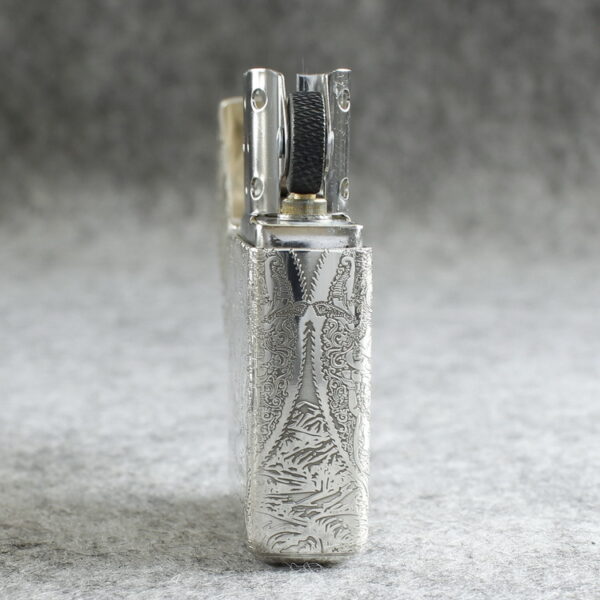 Zippo Armor Sterling Silver White Tara Bodhisattva on Lotus - STCR15 6 Zippo Armor Sterling Silver White Tara Bodhisattva on Lotus - STCR15 6