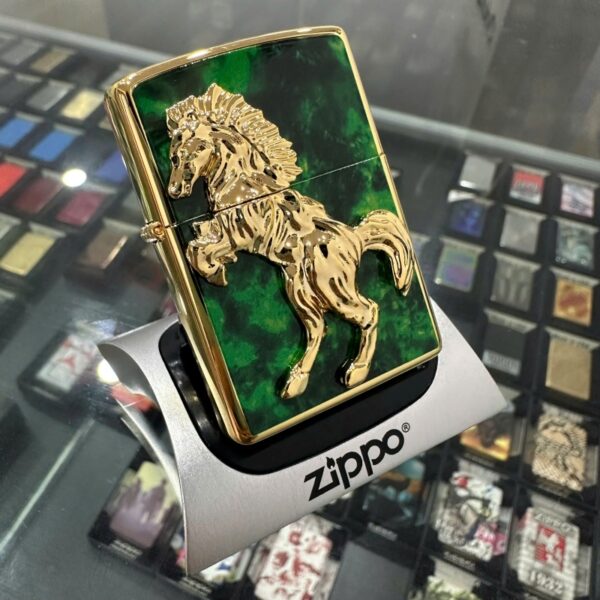 Zippo Year of the Horse 2026 Gold Plating Asia Limited Edition - CZA-3-28 Zippo Year of the Horse 2026 Gold Plating Asia Limited Edition - CZA-3-28